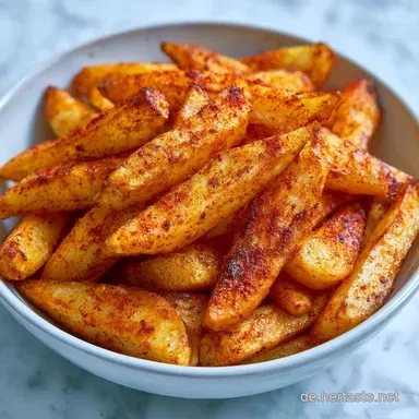 Kohlrabi Pommes: Knusprig im Backofen Rezeptkarte