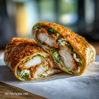 Chicken Ranch Wrap f&uuml;r 4 Portionen