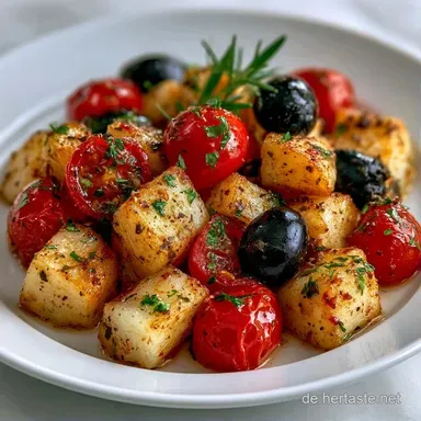 Kohlrabi Italienische Art f&uuml;r 2 Personen Rezeptkarte