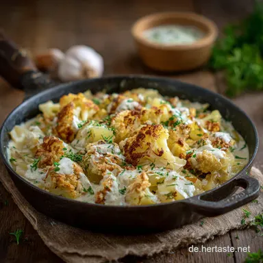 Gesunde KohlrabiPfanne Das cremige Low Carb Abendessen in 30 Minuten Rezeptkarte