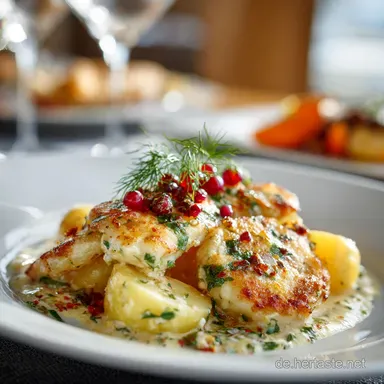 Cremiges Kohlrabigem&uuml;se mit Kartoffeln und M&ouml;hren Hausmannskost Rezeptkarte