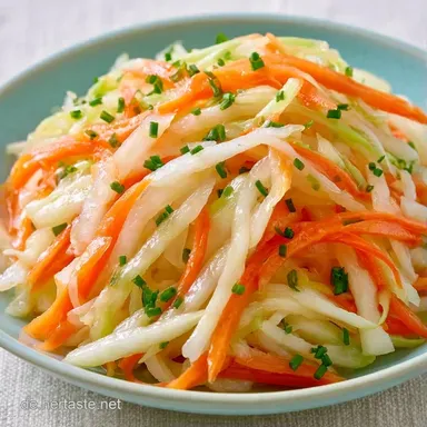 Kohlrabisalat Mit Apfel F&uuml;r 4 Personen Rezeptkarte