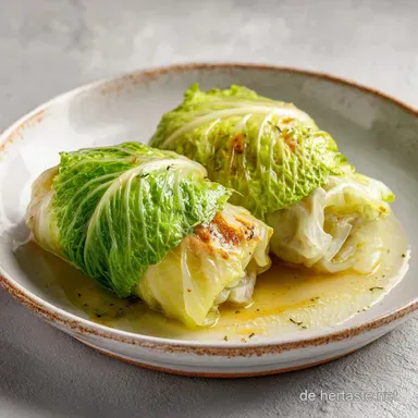 Kohlrouladen nach Mamas Art f&uuml;r 4 Portionen &ndash; Klassisch zubereitet