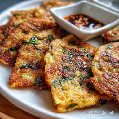 Koreanische Pfannkuchen Rezept in 25 Minuten Rezeptkarte