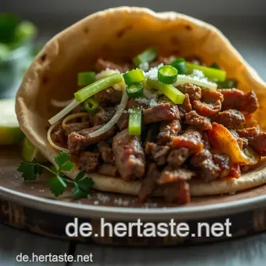 K&ouml;stliche Gyros Pita: Einfaches Rezept f&uuml;r authentischen griechischen Genuss Rezeptkarte