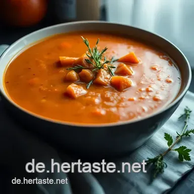 K&ouml;stliche Tomatensuppe mit passierten Tomaten &ndash; Ein einfacher Genuss Rezeptkarte