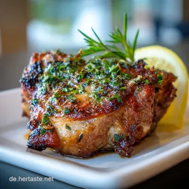 H&auml;hnchen mit Kr&auml;utern und Zitrone f&uuml;r 4 Personen Rezeptkarte