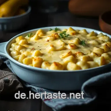 Kremiges Kartoffelgratin im Pampered Chef Style &ndash; Einfach & Genussvoll Rezeptkarte