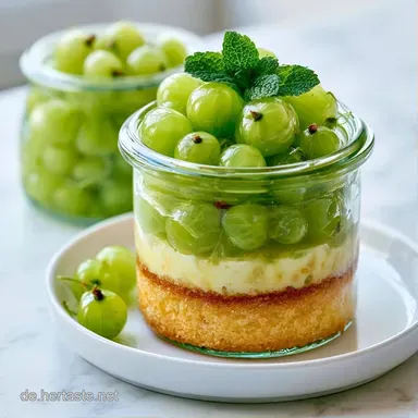 Stachelbeerkuchen aus dem Glas: 70 Min Rezeptkarte