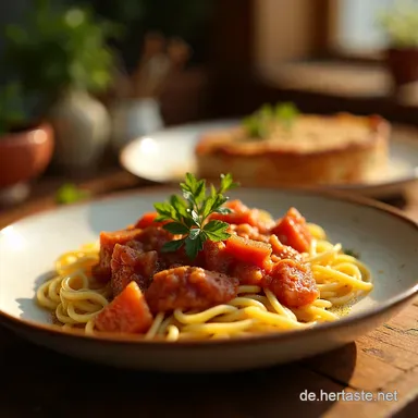 Letscho wie von Mama Herzhaft Ungarisch Rezeptkarte