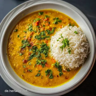 Linsen Dal Rezept in 25 Minuten: Herzhaft und W&uuml;rzig Rezeptkarte