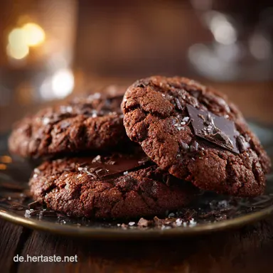 Low Carb DoubleChocCookies: Der zuckerfreie Schokotraum. Rezeptkarte
