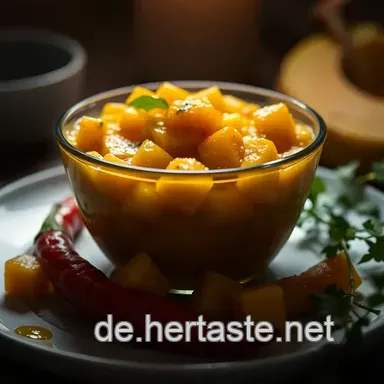 Einfaches Mango Chutney &ndash; Exotische Frische f&uuml;r deine K&uuml;che Rezeptkarte