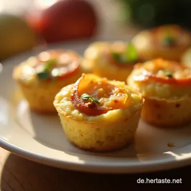 Brotdose Kindergarten MiniQuiches Rezept Lecker Einfach Rezeptkarte