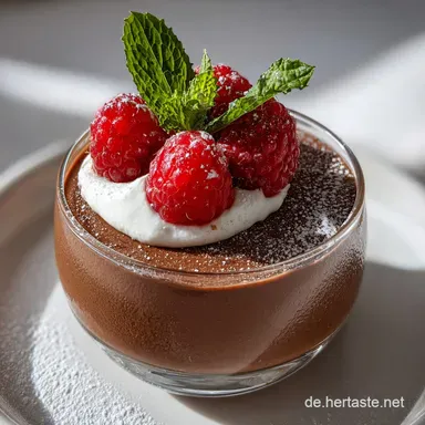 Mousse au Chocolat Rezept ohne Ei mit Sahne | Cremig & K&ouml;stlich