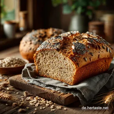 Das M&uuml;helose Dinkelbrot Rustikaler Laib ohne Kneten Rezeptkarte