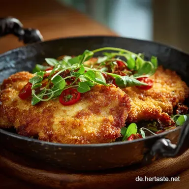 Panierte Schnitzel aus dem Ofen: Knusprig, saftig und ganz ohne Fettspritzer Rezeptkarte