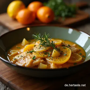 Saftige OfenDorade mit Gem&uuml;se Einfaches Rezept f&uuml;r Fisch aus dem Ofen Rezeptkarte