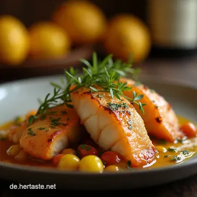 Einfache OfenDorade mit Gem&uuml;se Mediterraner Fischgenuss in 50 Min Rezeptkarte