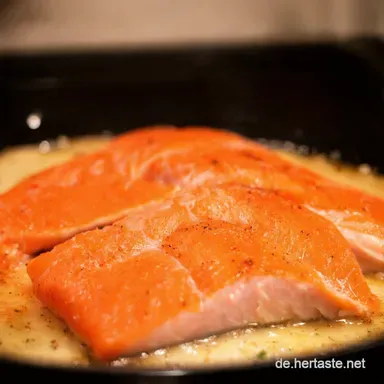 Saftiger Lachs im Backofen Mein Familienrezept Rezeptkarte