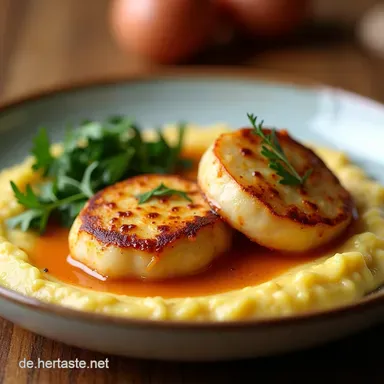 Hackbllchen in cremiger Sauce mit Omas Sonntagsklassiker mit P&uuml;reeGeheimnis Rezeptkarte