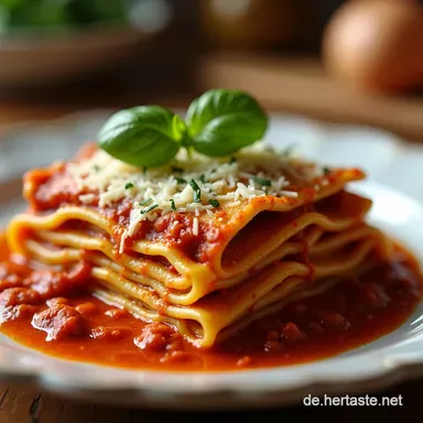 Omas Beste Lasagne Rezept Bolognese Italien wie bei Oma Rezeptkarte