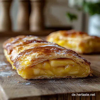 Apfelstrudel einfach selbst machen Omas Geheimrezept Rezeptkarte