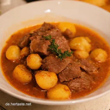 Omas Hackfleischauflauf mit Kartoffeln Herzhaft Einfach Rezeptkarte