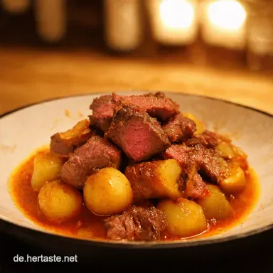 Omas Kartoffel Hackfleisch Auflauf Herzhaft Lecker Rezeptkarte