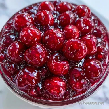Omas Kirschmarmelade Rezept: S&uuml;&szlig;kirschen Rezeptkarte