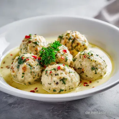 Omas Rezept K&ouml;nigsberger Klopse f&uuml;r 4 Portionen Rezeptkarte