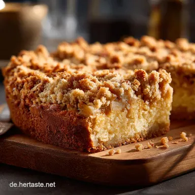 Rhabarberkuchen mit Streusel nach Omas Art Der beste Fr&uuml;hlingskuchen Rezeptkarte