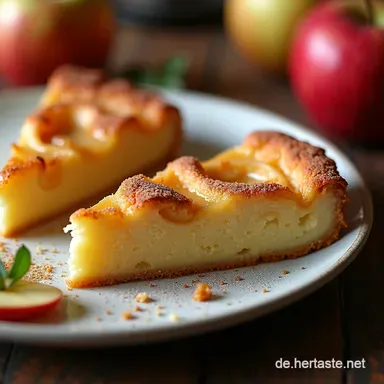 Saftiger Apfelkuchen Vom Blech Omas bestes M&uuml;rbeteig Kuchen Rezept Rezeptkarte