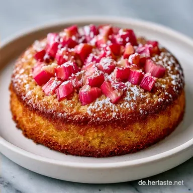 Schneller Rhabarberkuchen (65 Min)