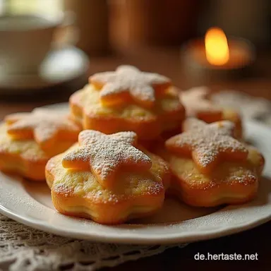 Omas Zimtsterne Einfache Kekse Rezepte Weihnachten wie von Oma Rezeptkarte