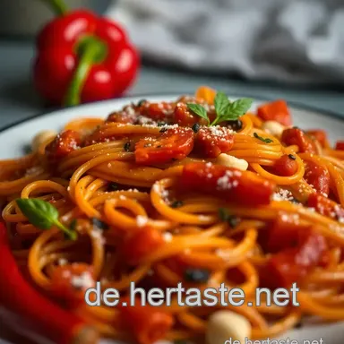 Paprika Pasta Rezept: Cremig, Schnell & Einfach Lecker! Rezeptkarte