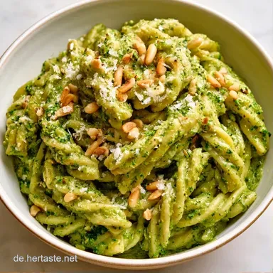 Pasta mit BrokkoliPesto in 20 Minuten Rezeptkarte