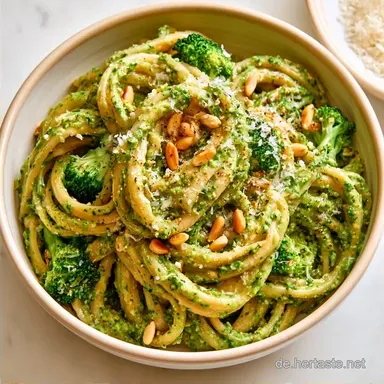Pasta mit BrokkoliPesto in 20 Minuten