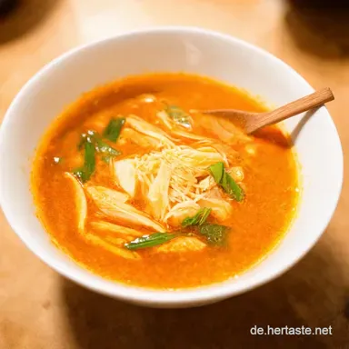 Peking Suppe wie beim Chinesen Mein kinderleichtes Rezept Rezeptkarte