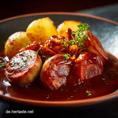 Currywurst So&szlig;e Das perfekte Grundrezept (s&uuml;&szlig; scharf)