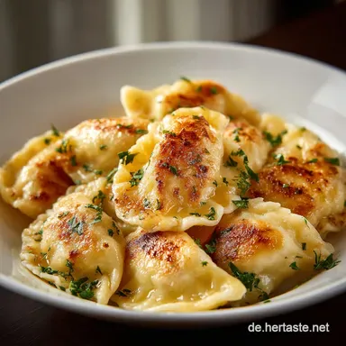 Pierogi Das Beste Piroggen Rezept f&uuml;r 6 Portionen Rezeptkarte