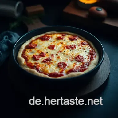 Knuspriger Pizzateig aus dem Thermomix &ndash; Schnell & Einfach zubereitet! Rezeptkarte