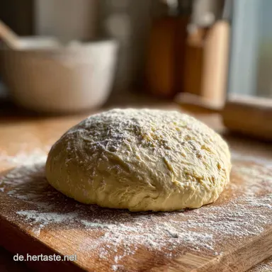 Pizzateig mit Hefe: Au&szlig;en Krachend Knusprig, Innen Samtig Weich Rezeptkarte