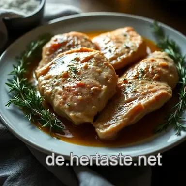 Pollo Fino: Spanische H&auml;hnchenbrust in Sahnesauce Rezeptkarte