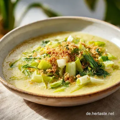 Rezept mit Porree und Hackfleisch f&uuml;r 4 Portionen Rezeptkarte