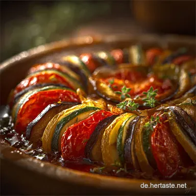 Ratatouille Rezept Klassischer Geschmack und feste Textur Rezeptkarte