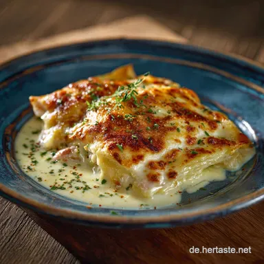 Reis Gem&uuml;se Auflauf: Cremiges Feierabend-Rezept mit knuspriger K&auml;sekruste Rezeptkarte