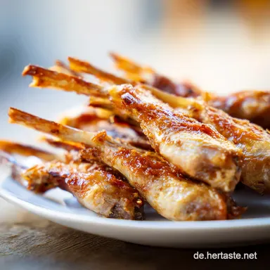 Rezept Kaninchenkeulen: Schmorgericht f&uuml;r 4 Rezeptkarte