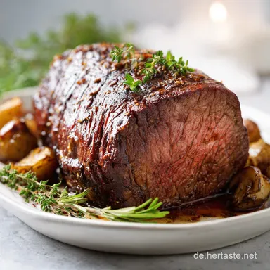 Rezept Rehbraten f&uuml;r 5 Portionen | Langsam Garen Rezeptkarte