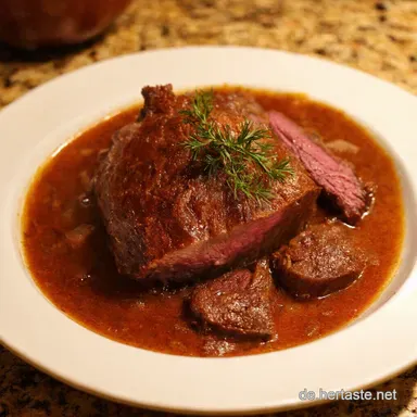 Rindersuppenfleisch Omas Rezept neu interpretiert Rezeptkarte